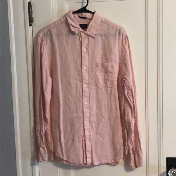 JCrew Linen Button Down - Picture 1 of 3